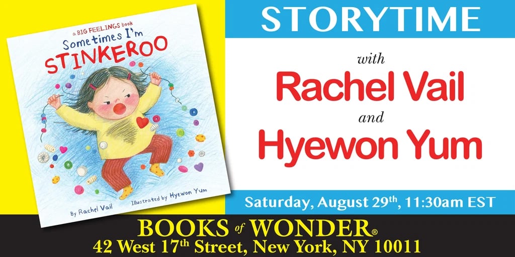 Storytime with Rachel Vail & Hyewon Yum
